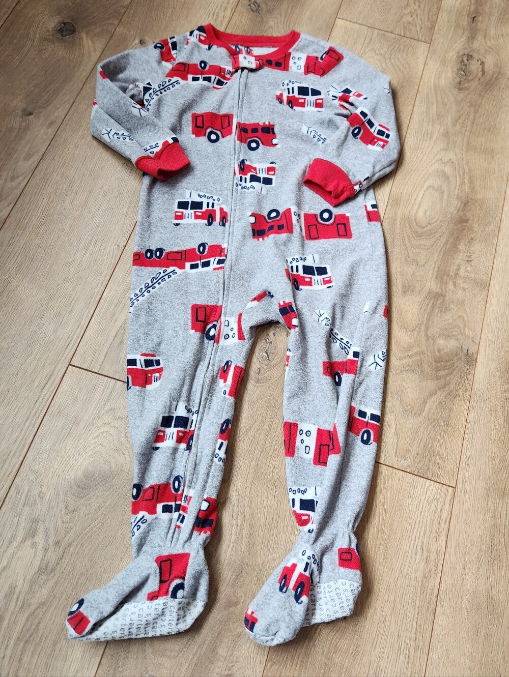 Carter's 3t Boys Firetruck Fleece Sleeper